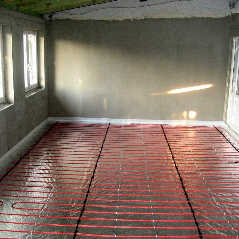 Elektrické podlahové vykurovanie - realizácia JM Elektro