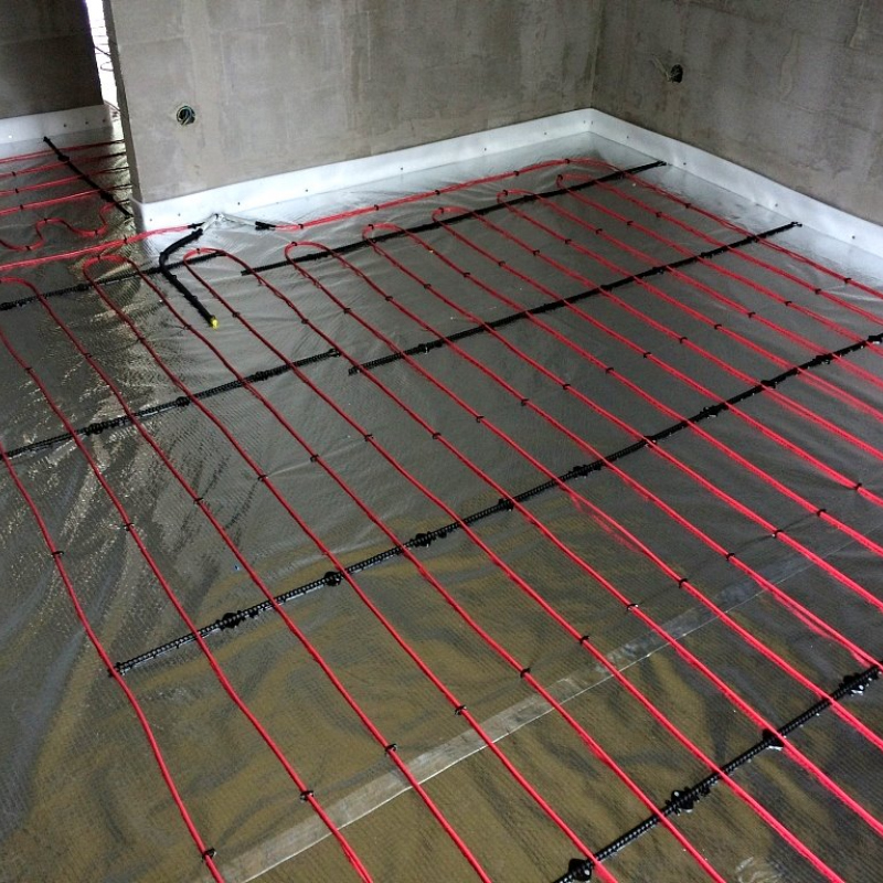 Elektrické podlahové vykurovanie - realizácia JM Elektro