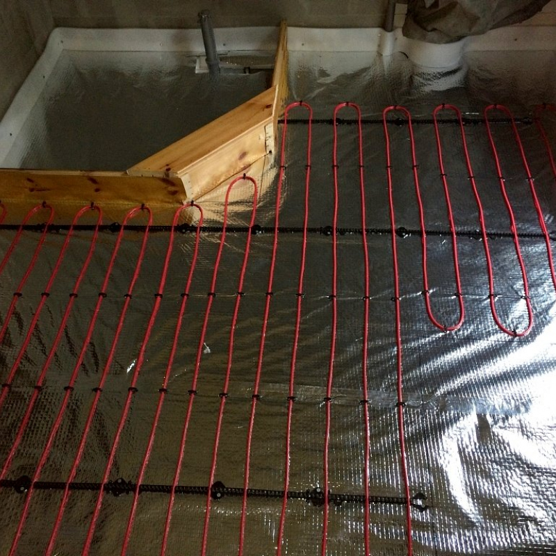 Elektrické podlahové vykurovanie - realizácia JM Elektro